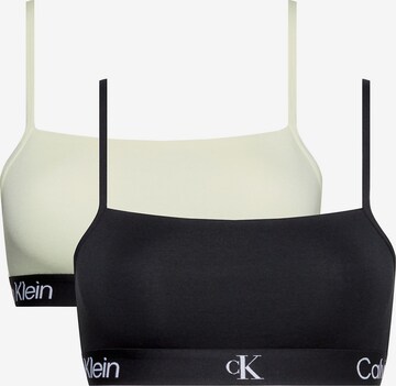 Calvin Klein Underwear Melltartó - bézs: elől