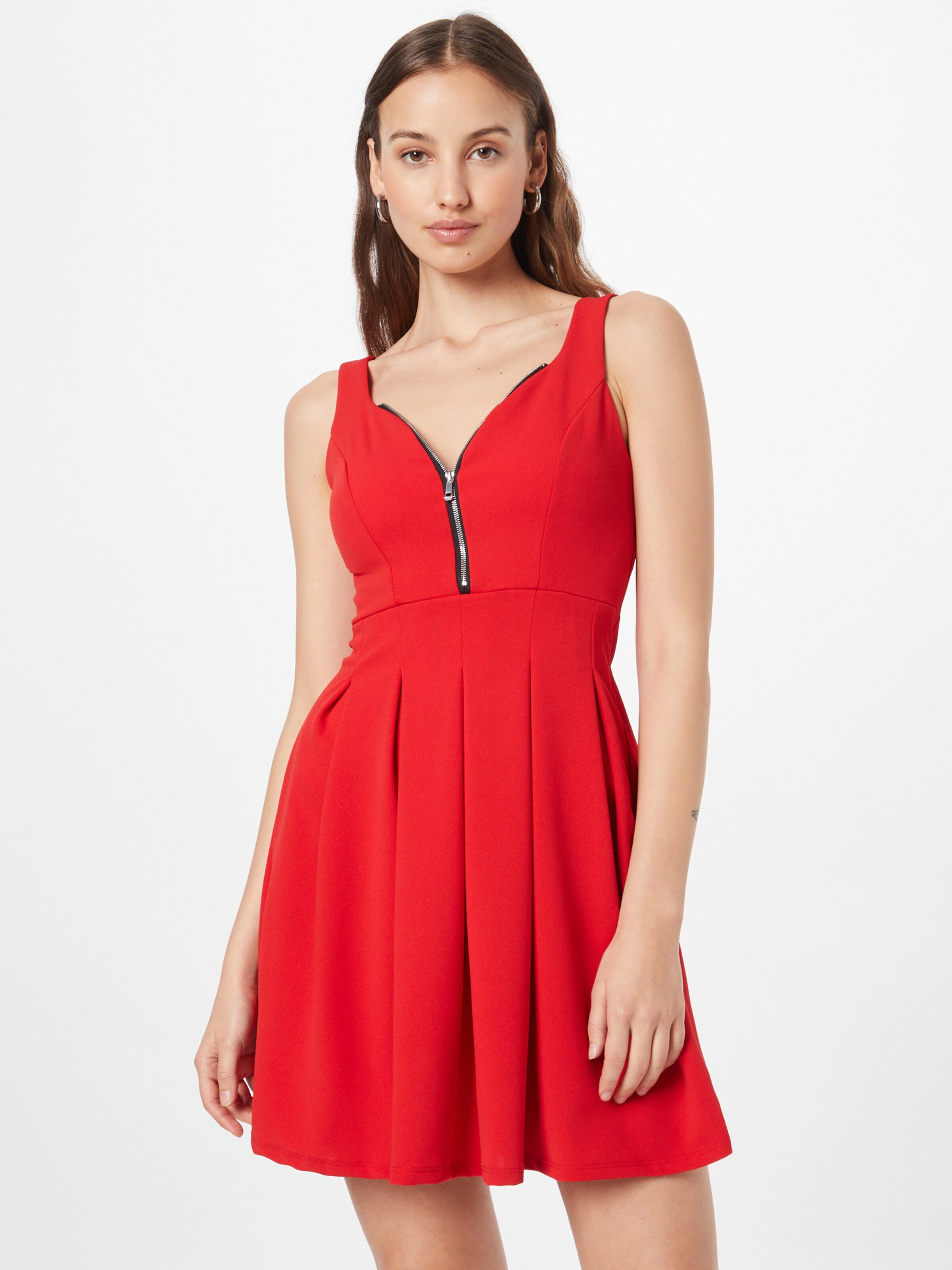 Frauen Kleider WAL G. Kleid in Rot - JF11024 Frauen Kleider WAL G. Kleid in Rot - JF11024