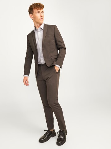 JACK & JONES Slim fit Kavaj 'JPRFranko' i brun