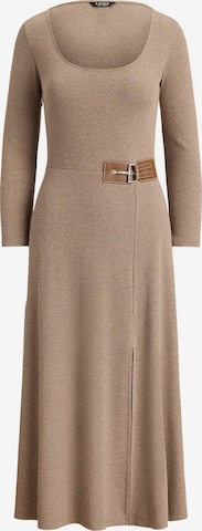 Robes en maille 'Jenaro' Lauren Ralph Lauren en marron : devant