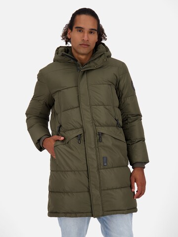 Manteau d’hiver 'TobiasAK' Alife and Kickin en vert : devant