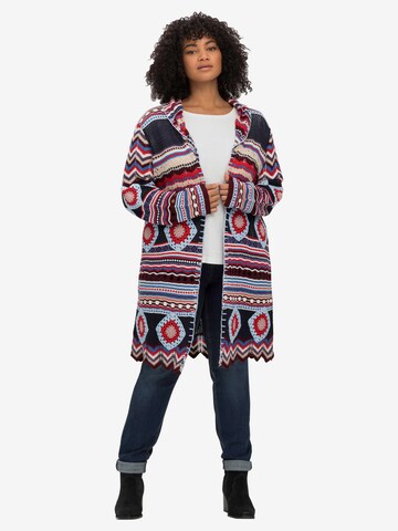 sheego by Joe Browns Knitted Coat in Blue