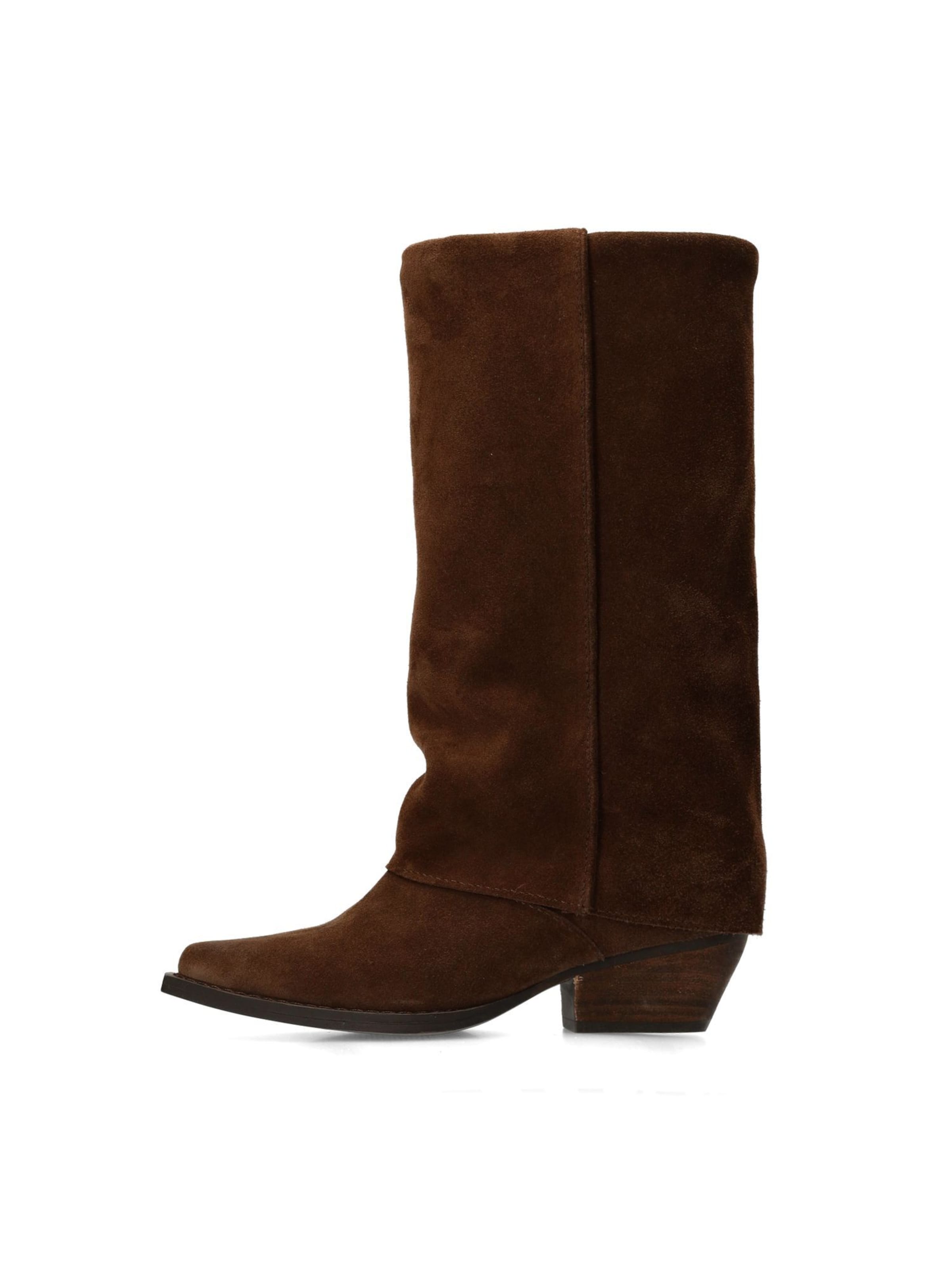 MANFIELD Stiefelette in Braun