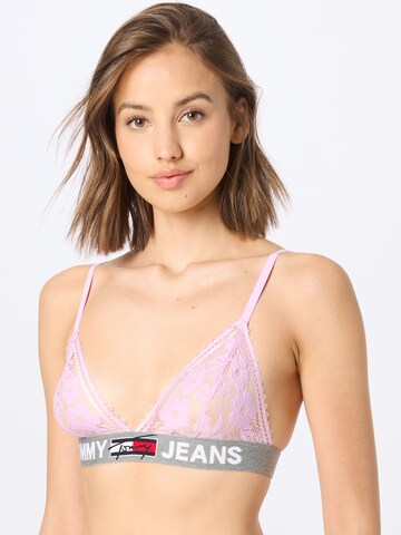 Tommy Hilfiger Underwear T-Shirt BH in Lila: Vorderseite