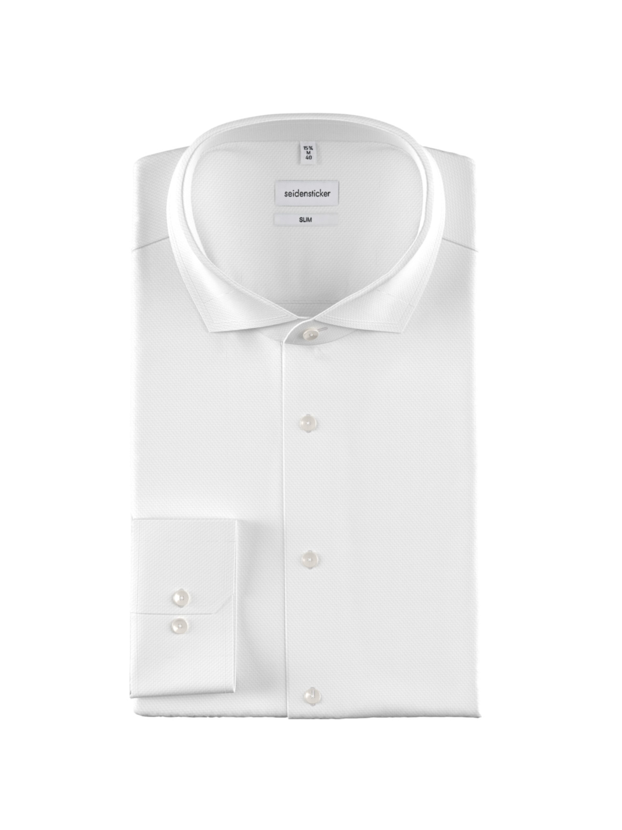 Coupe regular Chemise business SEIDENSTICKER en blanc