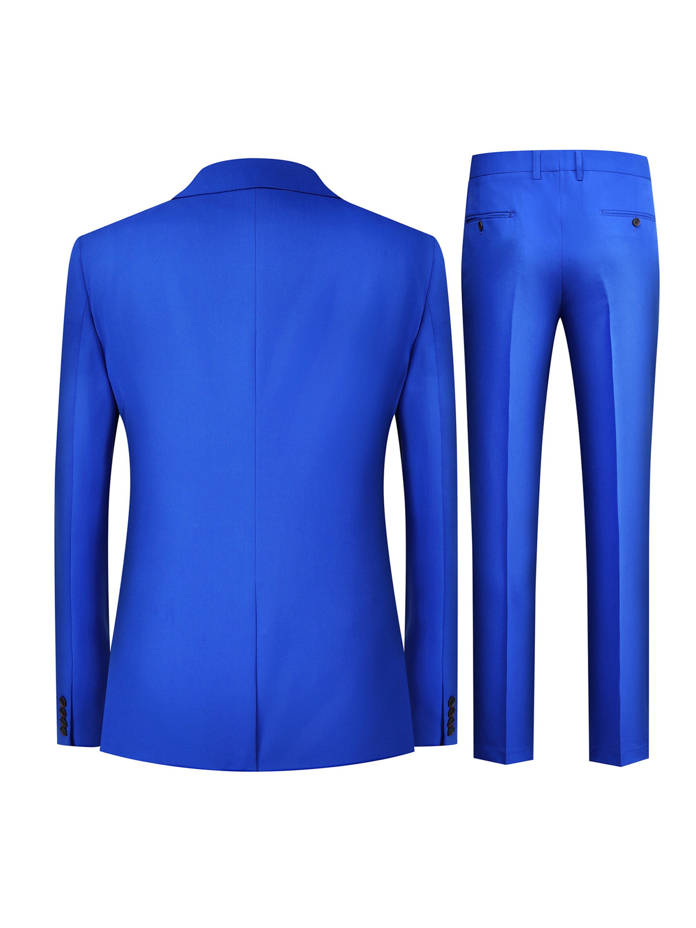 YOUTHUP Slim fit Suit 'Vollbild' in Blue