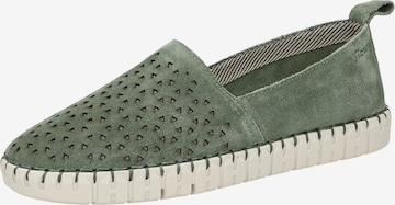 SIOUX Classic Flats 'Rachida-700' in Green: front
