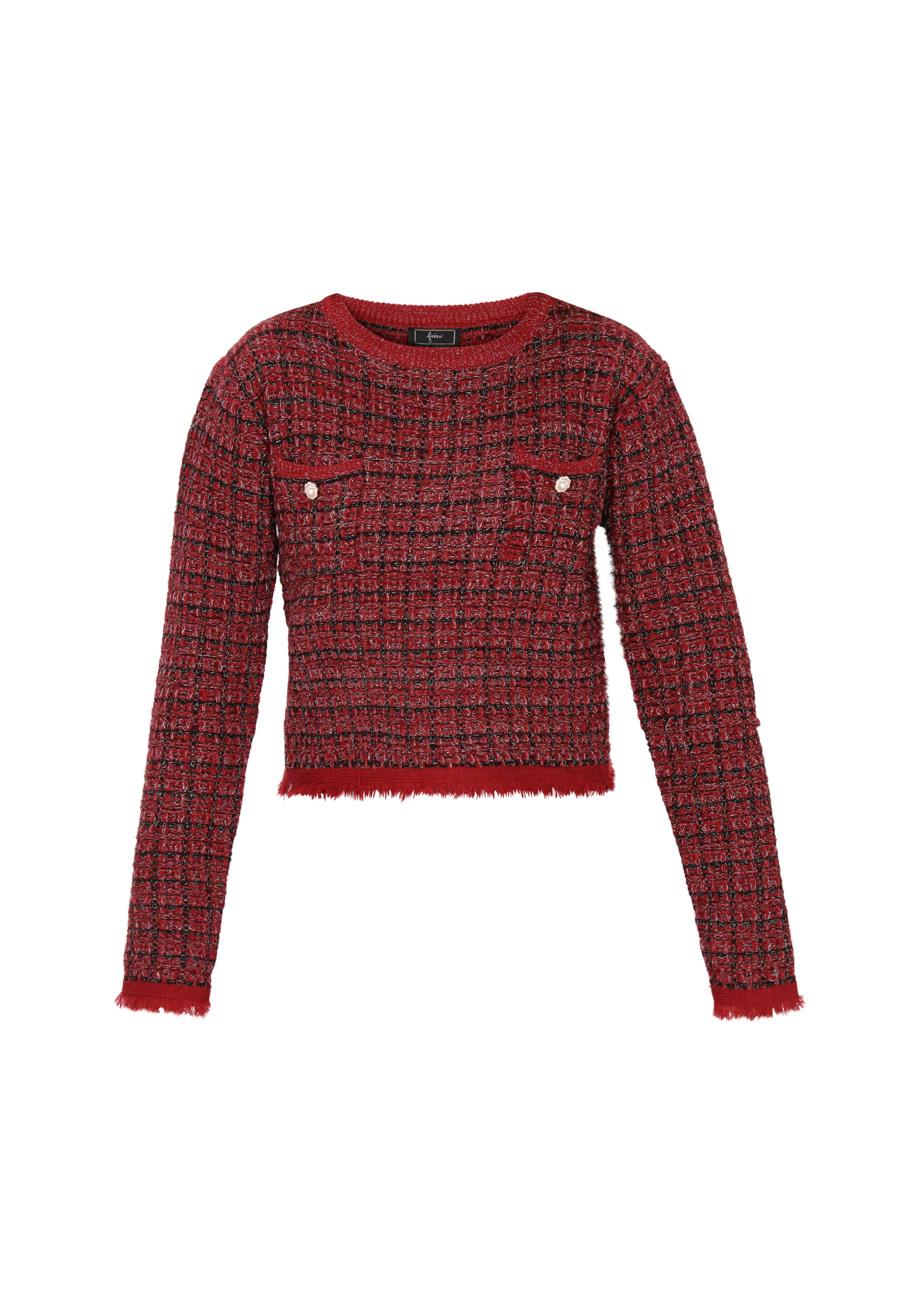 faina - Pullover em vermelho: frente