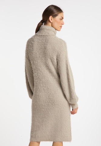 usha WHITE LABEL Knit dress in Beige