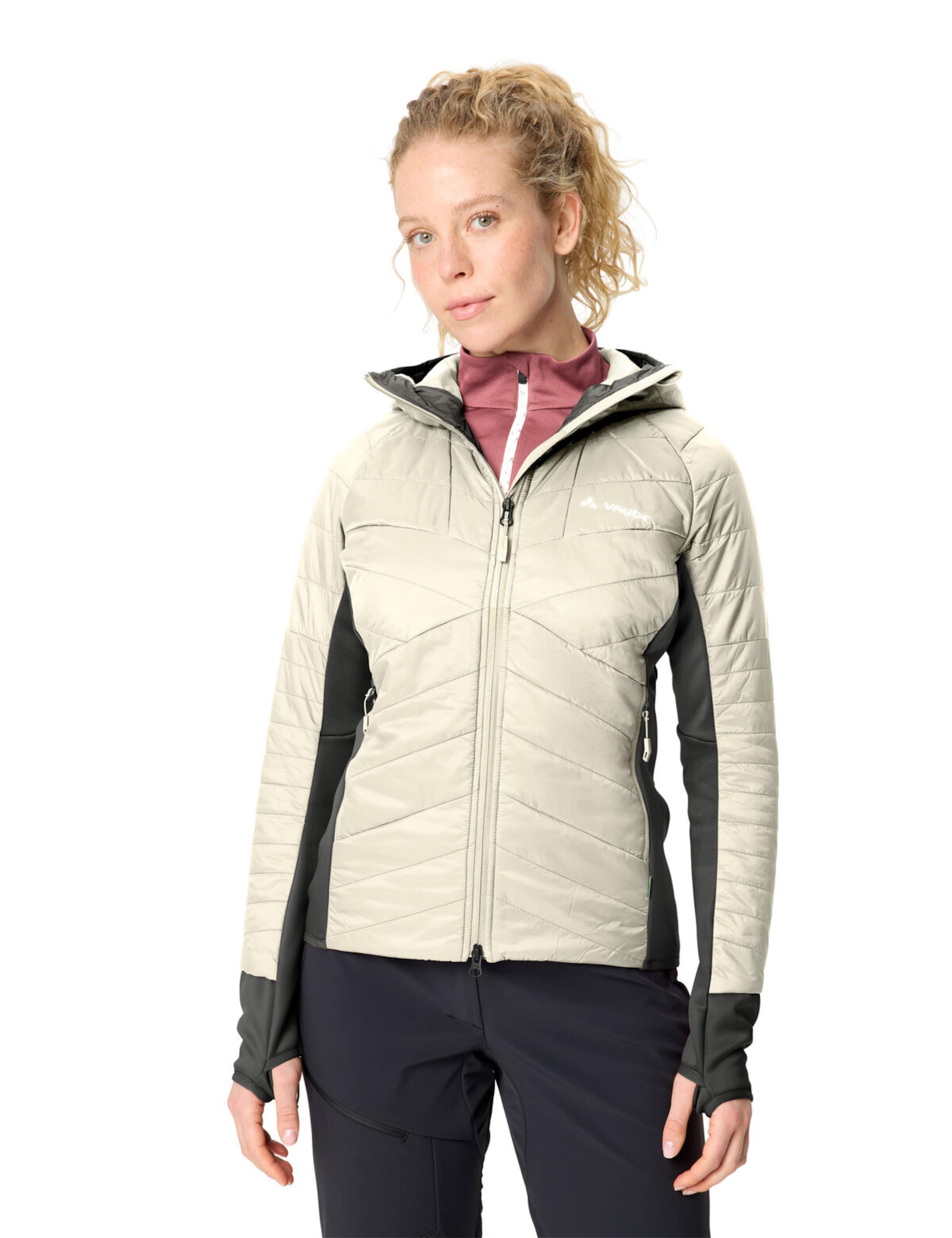 VAUDE Outdoor jacket 'Sesvenna IV' in Beige: front