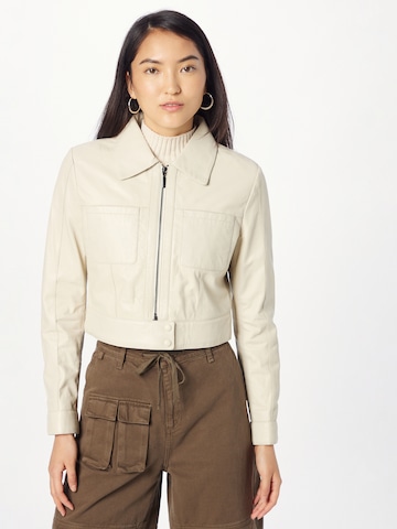 Studio AR Between-Season Jacket 'MIRAY' in Beige: front