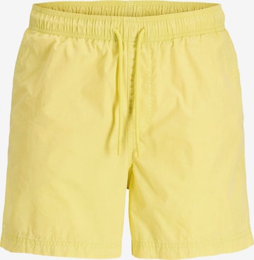 JACK & JONES Badshorts 'JPSTMAUI' i gul: framsida