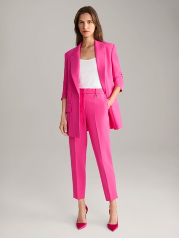 Coupe slim Pantalon à plis JOOP! en rose