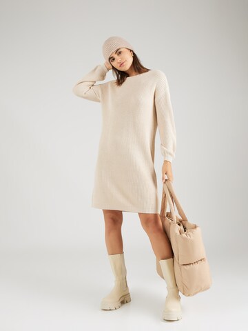 ONLY Gebreide jurk 'Xenia' in Beige