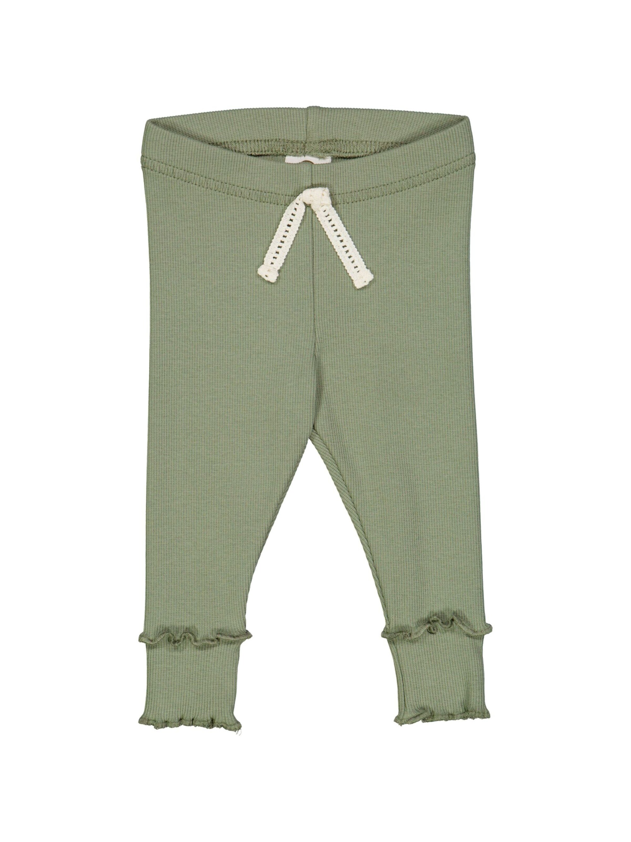Regular Leggings Müsli by GREEN COTTON en vert