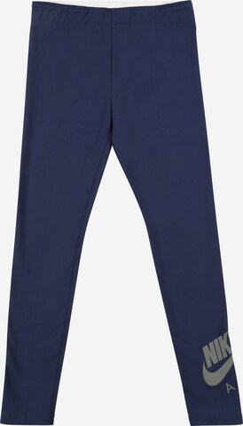 Nike Sportswear Skinny Leggings 'Air Favorites' in Blau: predná strana