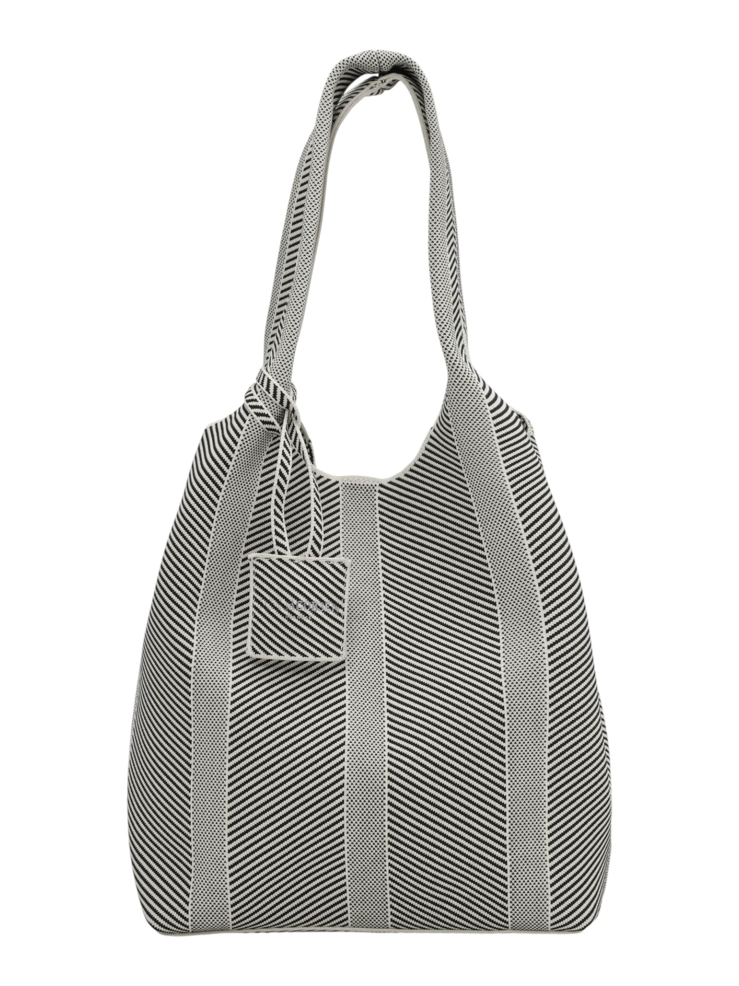 Sac bandoulière 'KNITTY01' ILSE JACOBSEN en blanc : devant