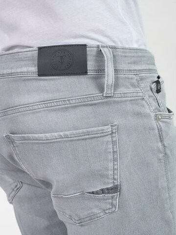 Coupe slim Jean Le Temps Des Cerises en gris