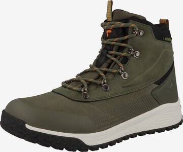 FILA Schnürboots ' Hikebooster Mid ' in Grün: predná strana