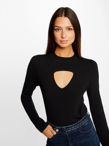 Morgan Sweater in Black: front