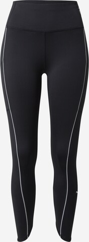 PUMA Skinny Sportbroek in Zwart: voorkant