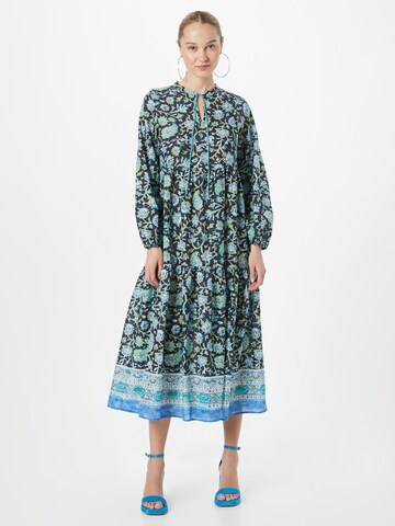 Robe Emily Van Den Bergh en bleu : devant