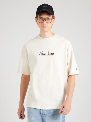 T-Shirt NEW ERA en beige