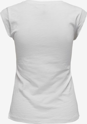 T-shirt 'Bone' ONLY en blanc