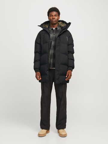 JACK & JONES Зимняя куртка 'JCOAlpha' в Черный