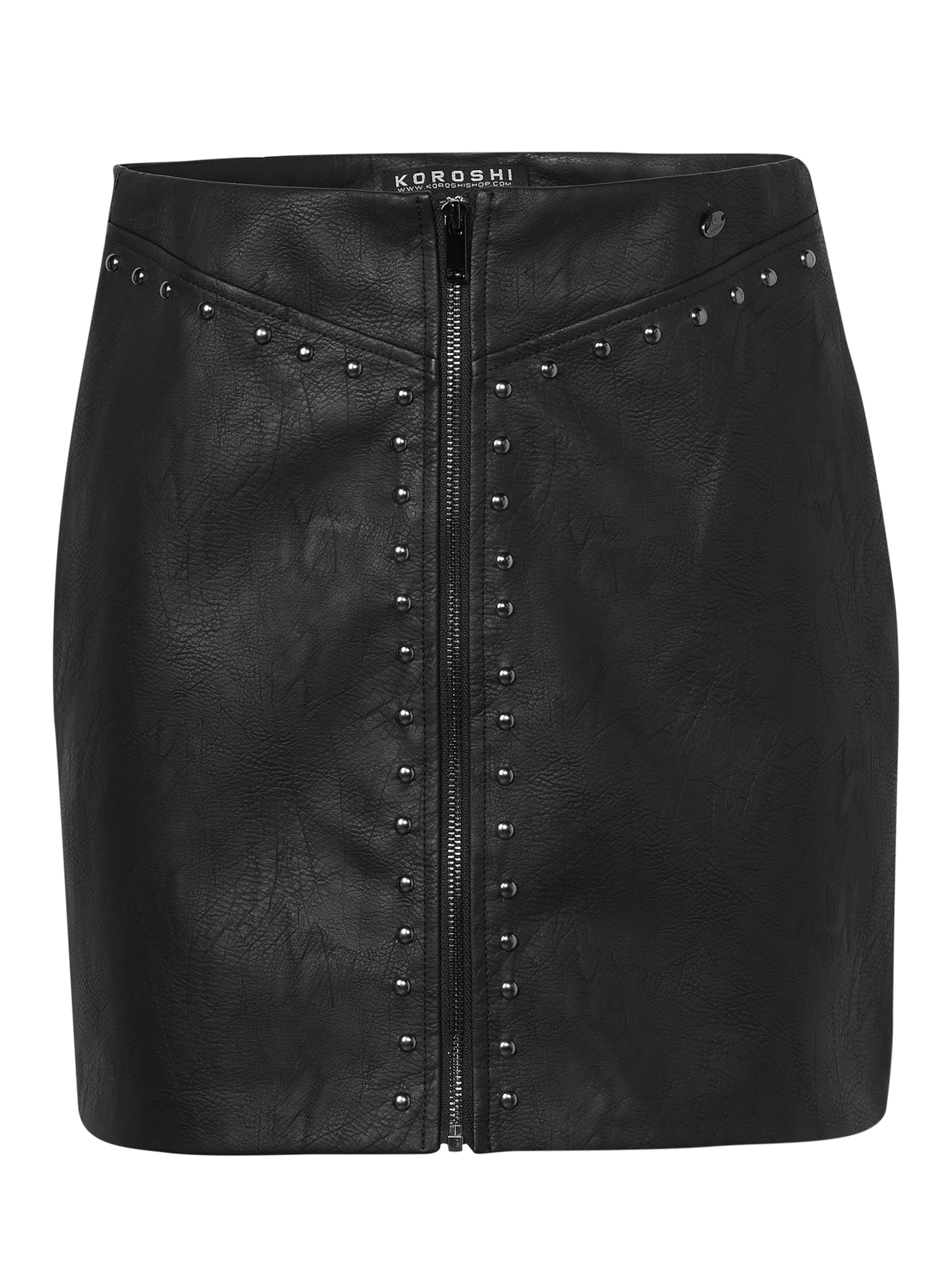 KOROSHI Jupe en noir, Vue avec produit