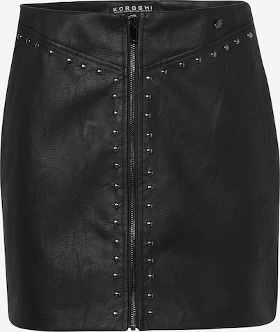 KOROSHI Rock in schwarz, Produktansicht