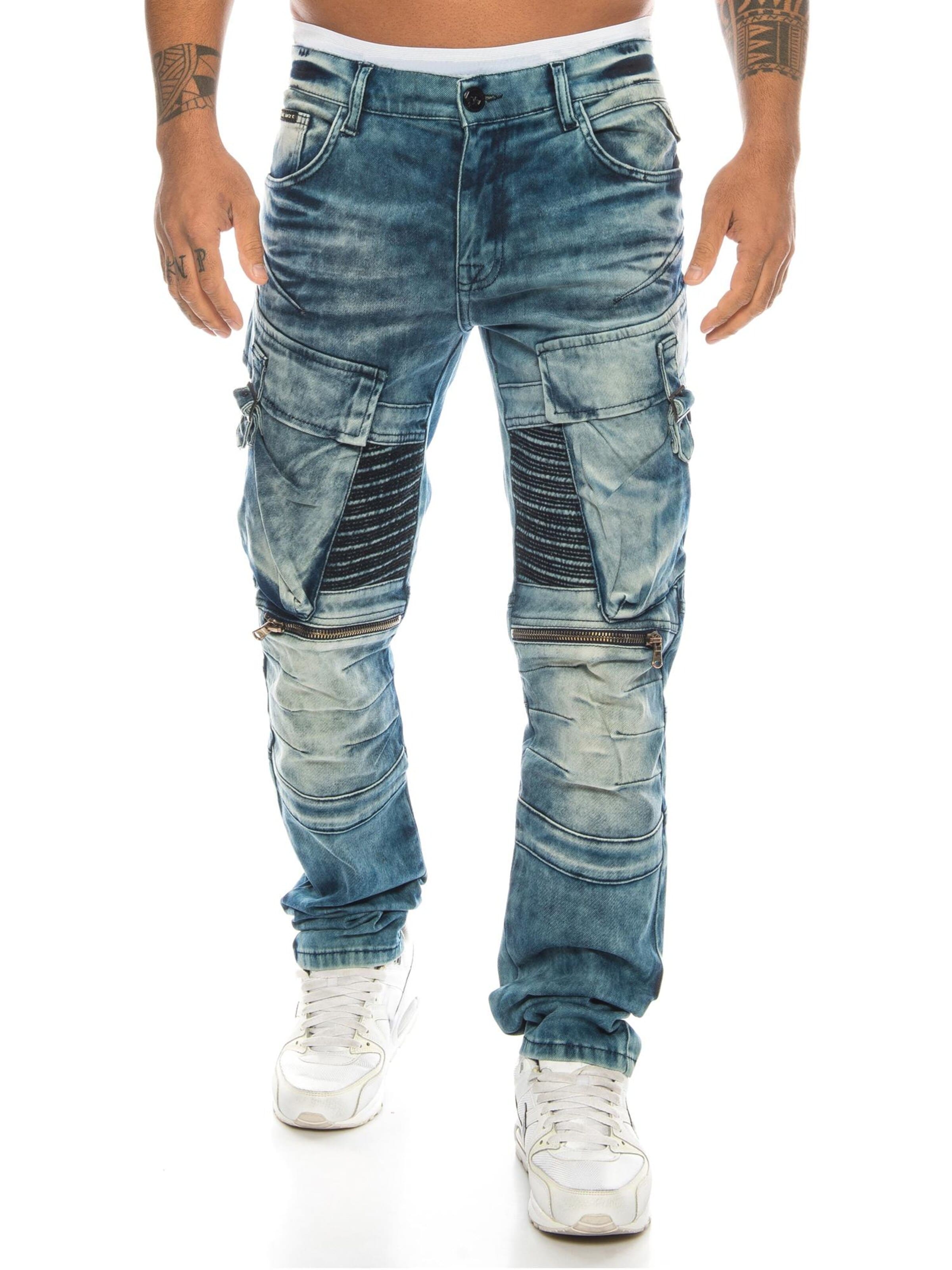 CIPO & BAXX Regular Jeans 'BJ523' in Blue: front