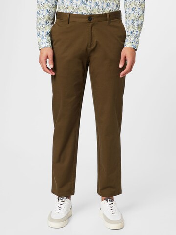 Clean Cut Copenhagen Regular Trousers 'Tokyo' in Green: front