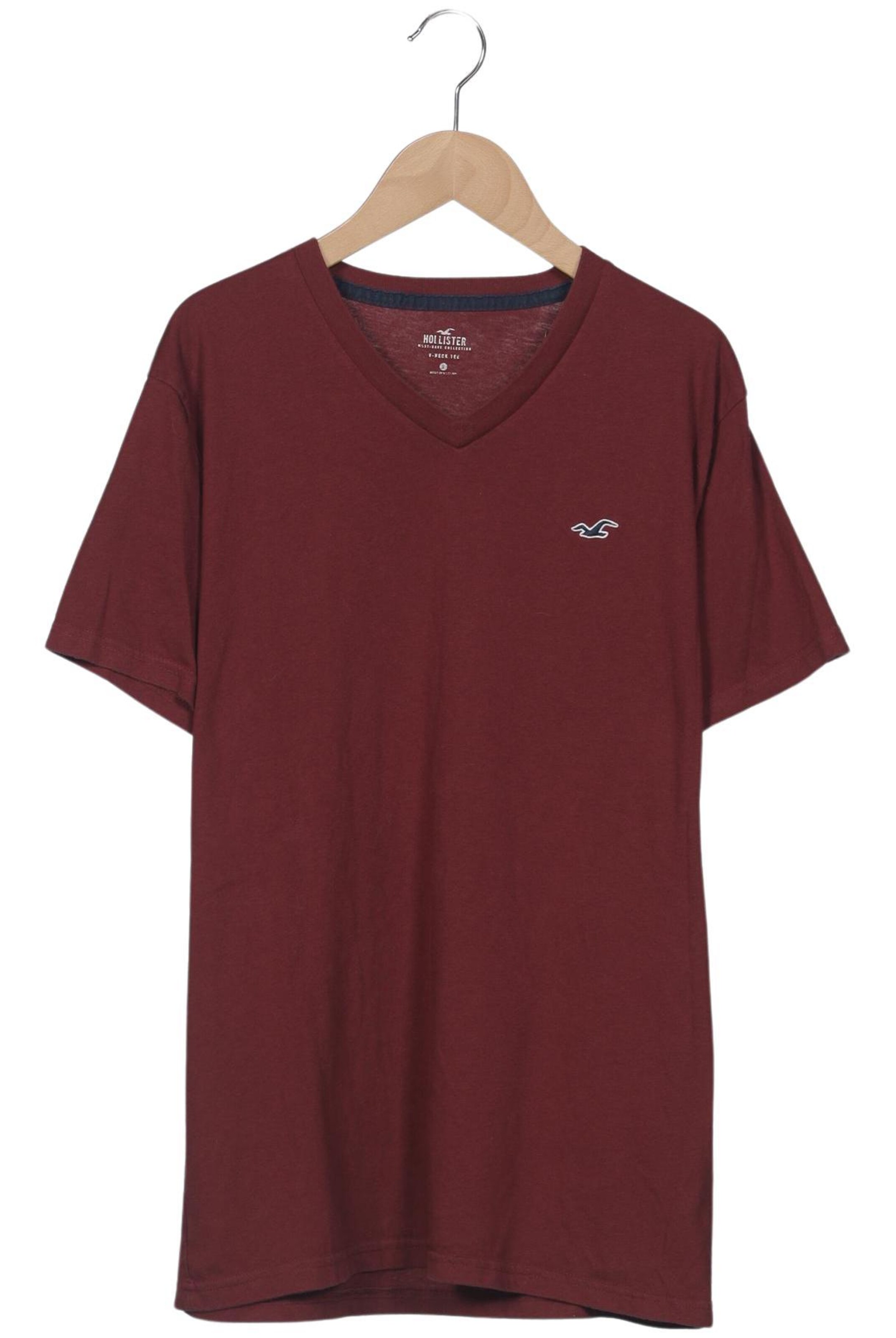 HOLLISTER Shirt in L in Red: front