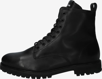 Boots stringati 'JAXON' di BLACKSTONE in nero: frontale