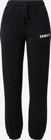 Fiorucci Tapered Broek in Zwart: voorkant