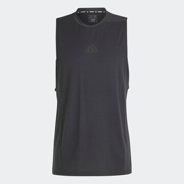 ADIDAS PERFORMANCE Performance Shirt 'Designed for Training' in Black: front