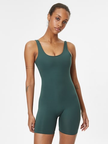 Girlfriend Collective Sports Suit in Green: front