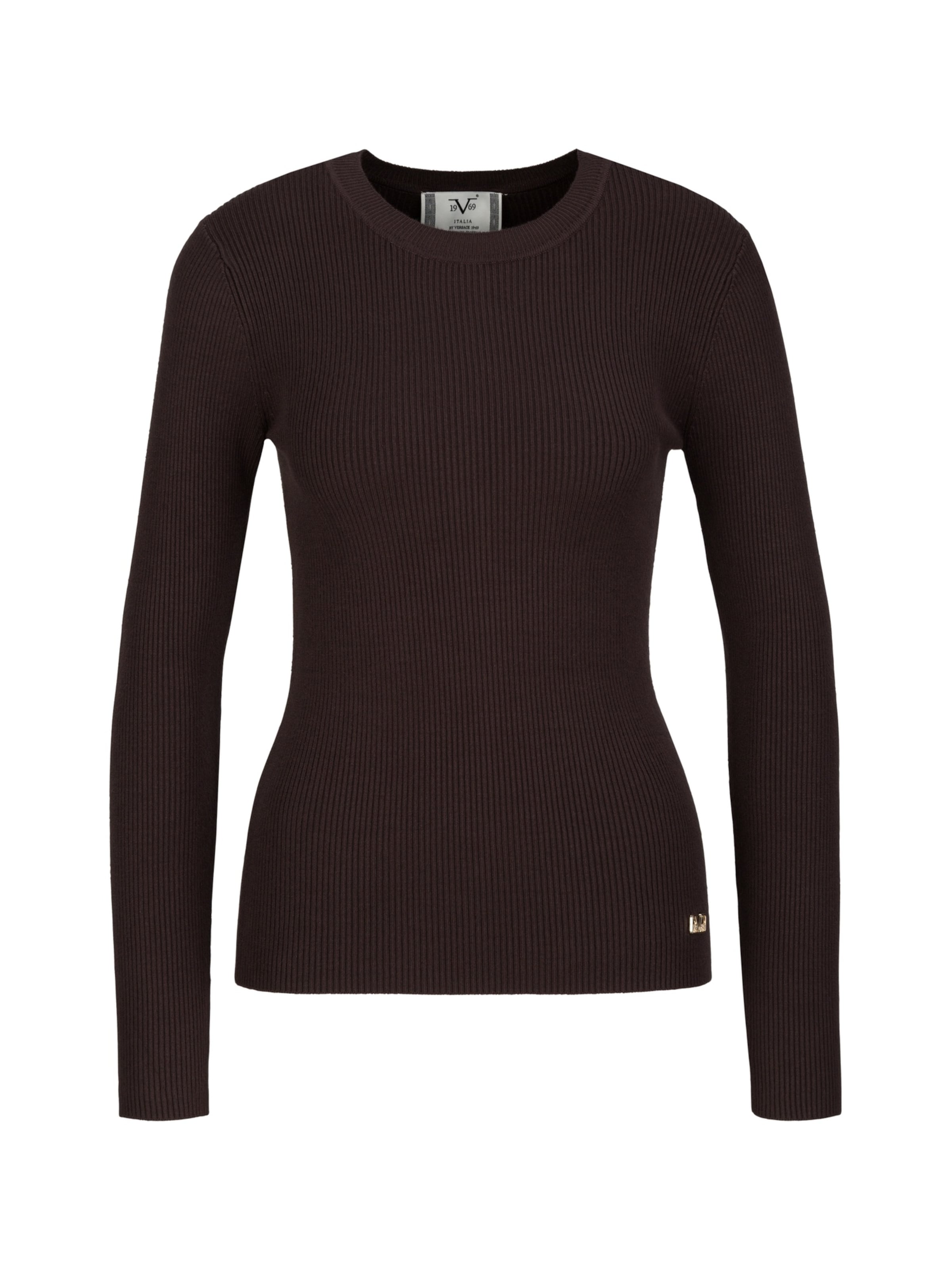 Pull-over 19V69 ITALIA en marron : devant