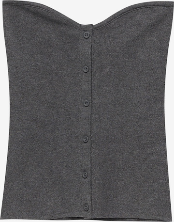 Haut Pull&Bear en gris : devant