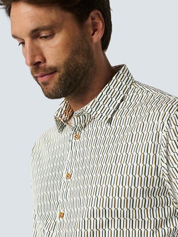 No Excess Regular Fit Hemd in Beige