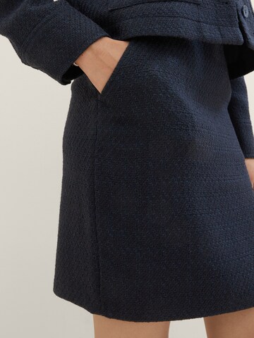 TOM TAILOR Skirt in Blue