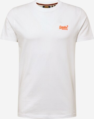 Superdry Koszulka 'ESSENTIAL' w kolorze biały: przód