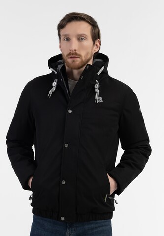 Schmuddelwedda - Chaqueta funcional 'Chancery' en negro: frente