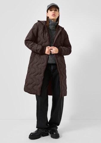 QS Wintermantel in Bruin: voorkant