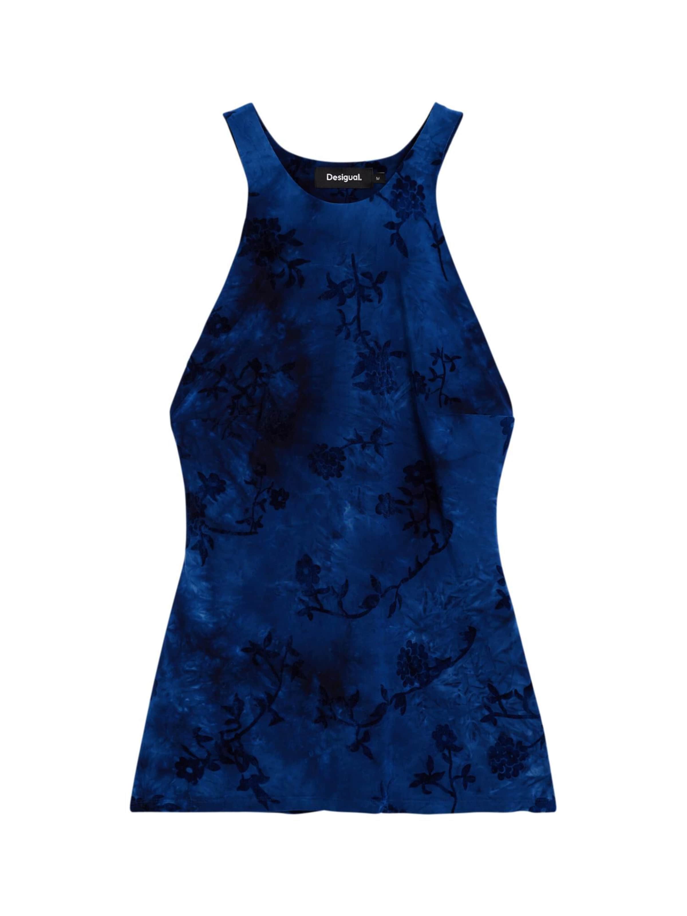 Desigual Тениска в синьо: отпред