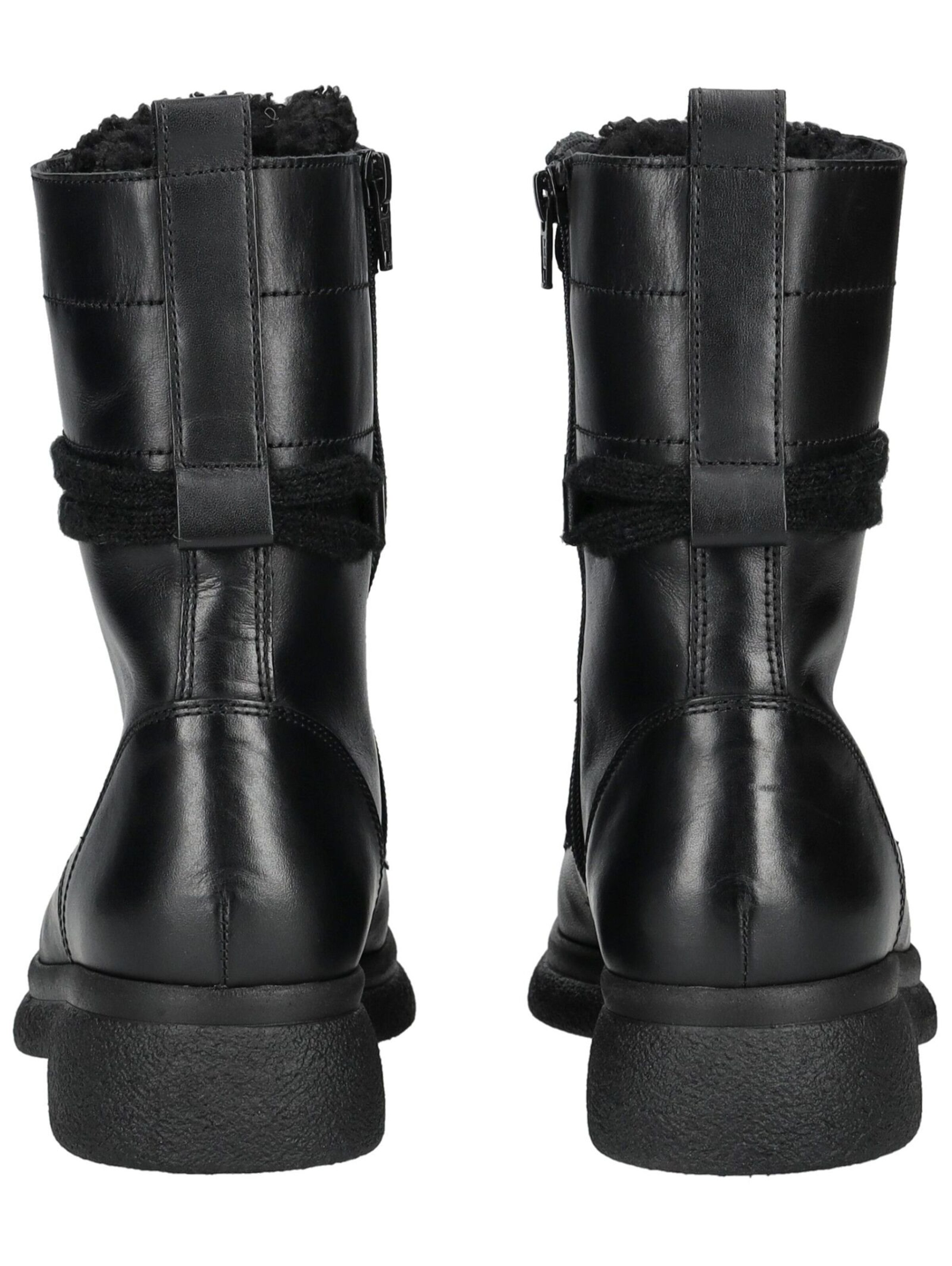 GABOR Lace-up bootie in Black