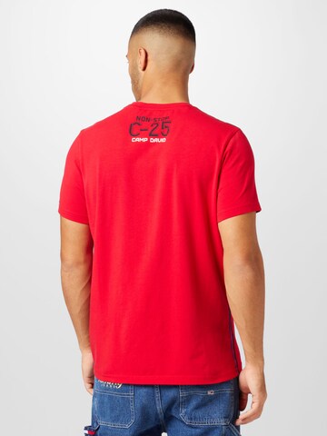 CAMP DAVID Shirt 'Ocean's Seven' in Rood