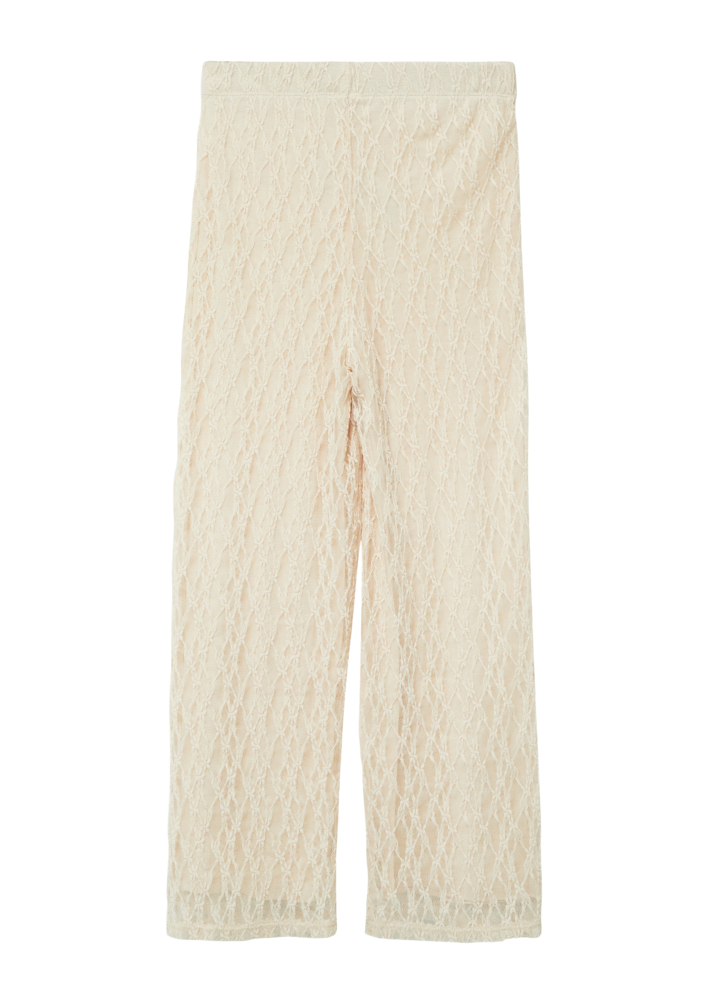 s.Oliver Wide leg Broek in Beige