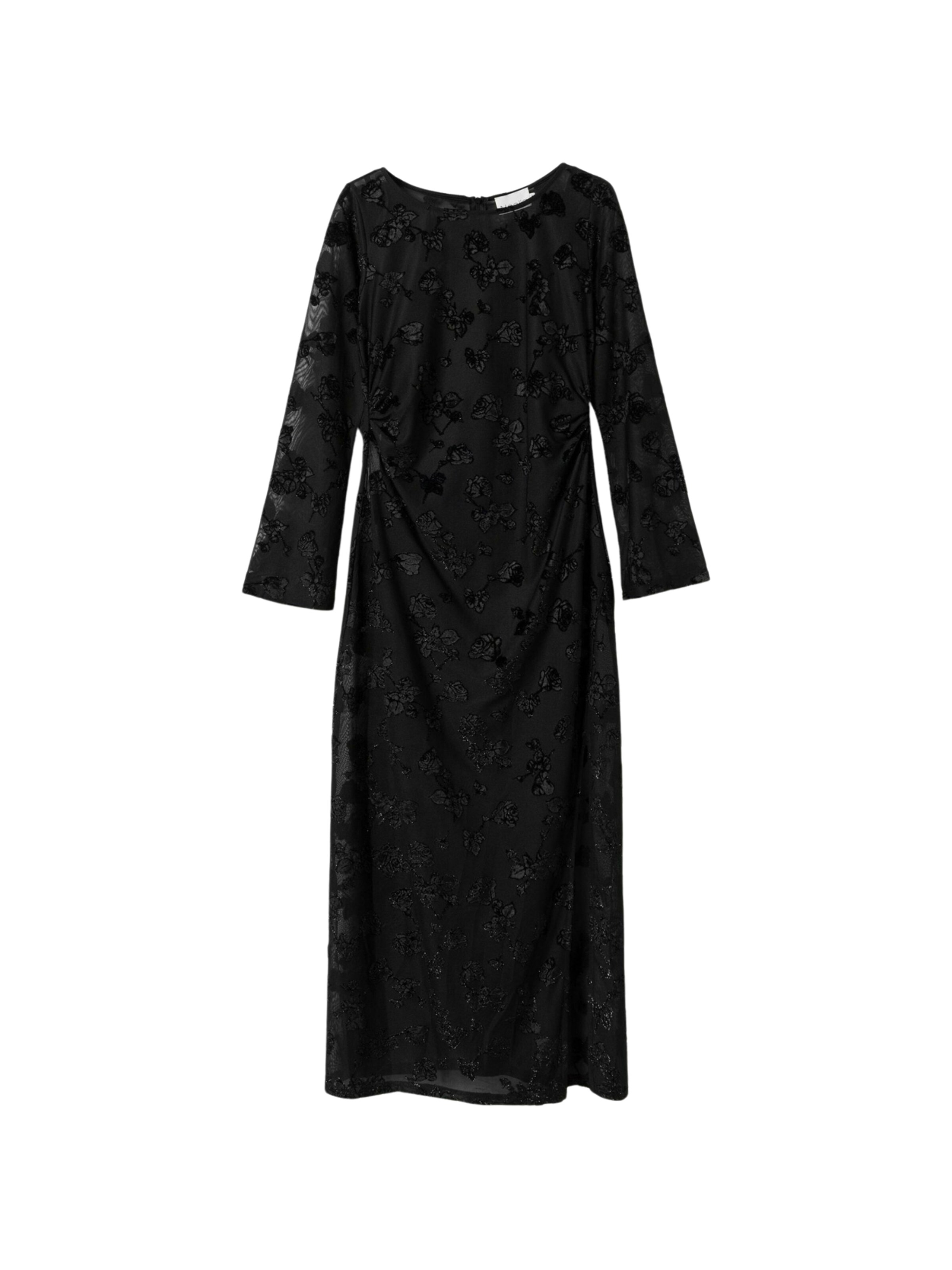 Robe ' Laurette ' Noella en noir : devant